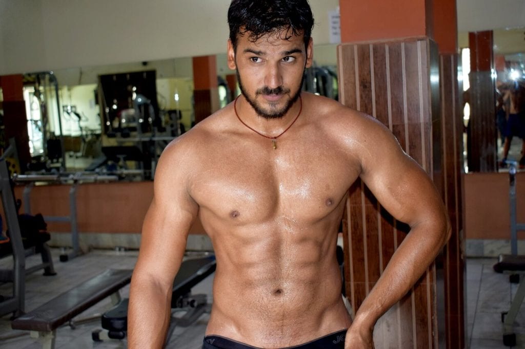 Healthy man with abs and muscles 5