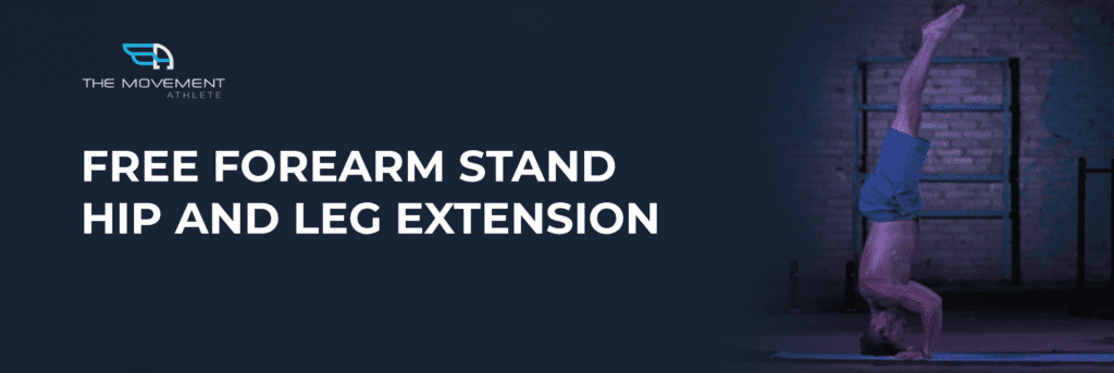 Free Forearm Stand Hip and Leg Extension