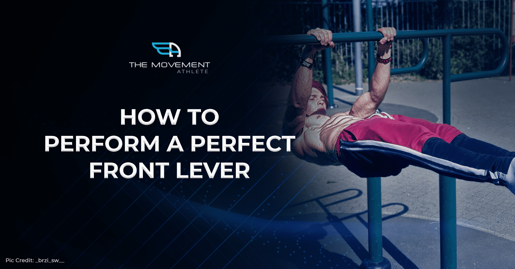 How to perform a perfect Front lever
