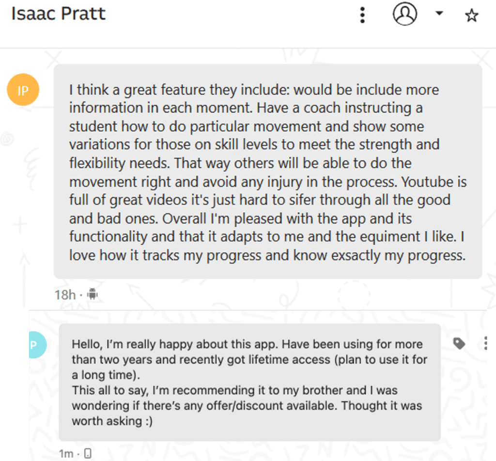 Isaac Pratt Movement athlete review