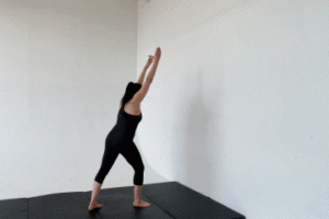 Kick Up Against the Wall Alternating Scissors and Hold