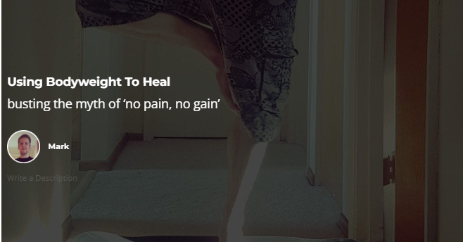 Using Bodyweight To Heal